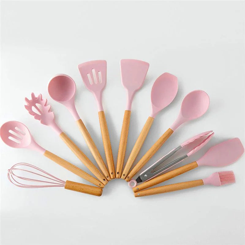 Kit de Cozinha 12 Peças de Silicone Premium