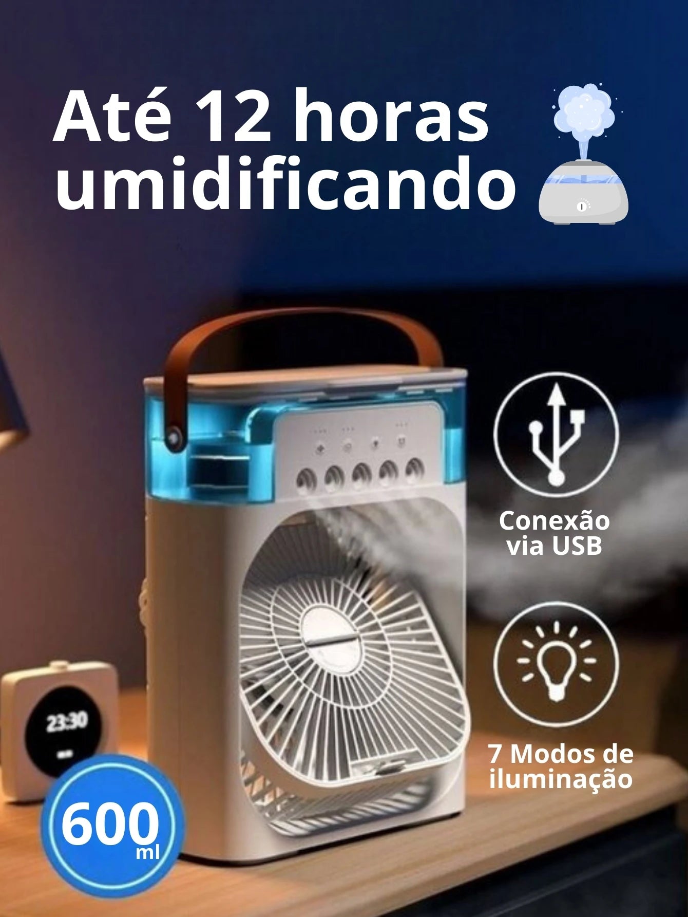 Mini Ar-Condicionado Portátil